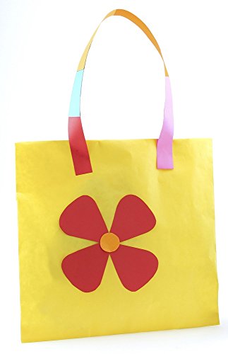 Hygloss Products Paper Bags – 100 Pinch Bottom Colorful Arts and Crafts Bags-12x15-Inch, Yellow
