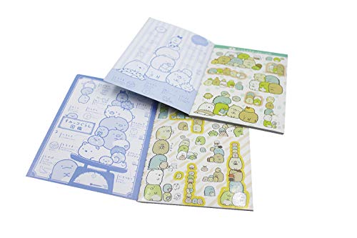 ANKOMINA 2 Pack 670 Pieces Cute Cartoon Animals Washi Stickers Book for Albums Diary Calendar Decoration Scarpbook Planner Journal Kids DIY Toy Korean Stationery