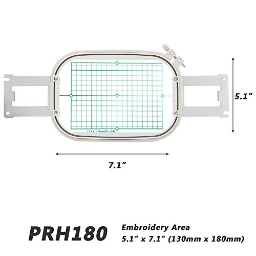 Sew Tech PRH180 Embroidery Hoop for Brother PR600 PR1000E PRS100 PR655 Babylock Alliance Valiant Enterprise Endurance 2 Intrepid Bmp9 etc, Sewing and Embroidery Machine Hoop