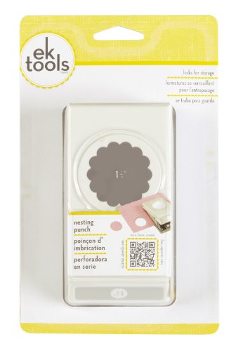 EK Tools Circle Punch, 1.50-Inch Scalloped Edge, New Package