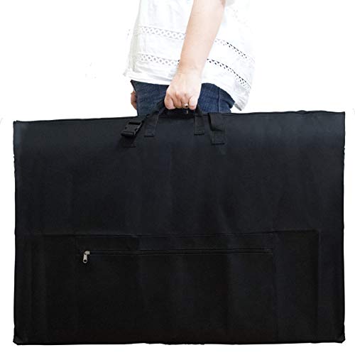 1st Place Products Premium Art Portfolio Case - 24 x 36 Inches Light Weight - Water Resistant - Carry All - Great for Frames, LCD Screens, Monitors & Electronics - Two Shoulder Strap Options