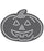 Rhinestone Genie Pumpkin 5" Magnetic Rhinestone Template, Black