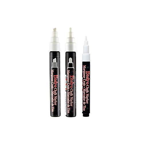 Uchida 48023-3A Bistro Chalk Marker, 3 Tip Sizes