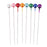 CCINEE 1000PCS Multicolor Straight Pins Quilting Pearl Sewing Pins Head Pins for Wedding and Other Crafts Making