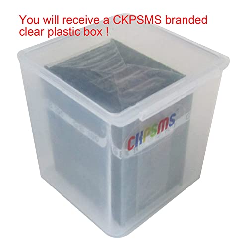 GROZ-BECKERT Needle in CKPSMS Clear Plastic Box- 100 Groz Beckert DBXK5 Industrial Embroidery Sewing Machine Needles Compatible with Tajima Barudan SWF (Size 80/12)