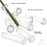Floral Water Tubes/Vials for Flower Arrangements by Royal Imports, Clear - 3.5" (3/4" Opening) - Standard - 50/Pack - w/Caps