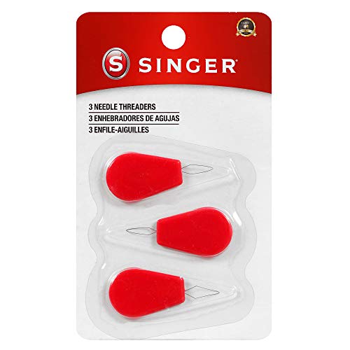 SINGER 00056 Plastic Needle Threaders, 3-Count