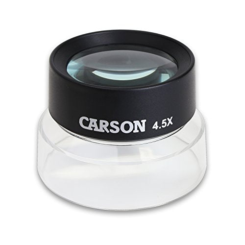 Carson LumiLoupe 4.5X Pre-Focused Stand Magnifier (LL-55)