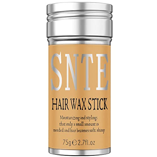 Samnyte Hair Wax Stick, Wax Stick for Hair Wigs Edge Control Slick Stick Hair Pomade Stick Non-greasy Styling Wax for Fly Away & Edge Frizz Hair 2.7 Oz