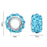 180Pcs Rhinestone Spacer Beads, BetterJonny 10 Colors Large Hole European Crystal Charm Beads for European Bracelet Snake Chain Jewelry Making