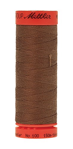 Mettler Metrosene 100% Core Spun Polyester Thread, 165 yd, Brown Mushroom