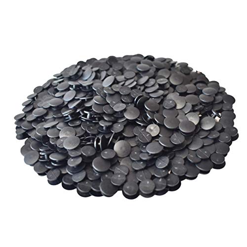 YEALQUE 250pcs Black Buckle Plastic Button Accessories Charm Backs for Flat Shoe Charms and Wristband Charms Back Factory DIY Ornaments