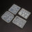 BUZHI Resin Molds for Jewelry,4 Pack Square Round Triangle DIY Geometric Resin Silicone Molds Kit for Casting Epoxy Resin UV Resin