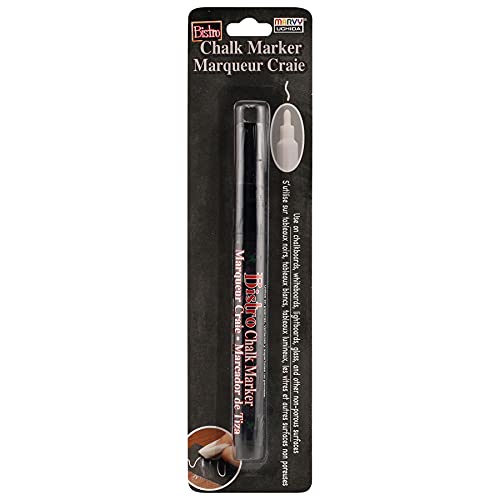 Uchida of America 482-C-1 Bistro Chalk Markers with Extra Fine Tip, Black