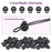 Swpeet 105Pcs Round Single Hole Plastic Cord Locks for Spring Toggles Stoppers and 11 Yards Elastic Cord for Drawstrings Non-Slip Cord Stopper Adjustable Buckler for Suppliers Shoelaces Clothing