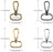 Goyunwell Swivel Clasp Lobster Claw Clasps 1 inch Swivel Hooks for Purses Making Snap Hook Clasp Antique Bronze Lobster Clasp Swivel Clips Pack of 15 Pcs