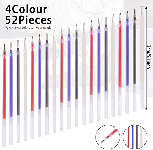 4 Pieces Heat Erasable Pens for Fabric with 28 Refills Fabric Marking Pens Fabric Markers for Quilting Sewing DIY Dressmaking Fabrics Tailors Chalk(32)
