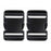 Penta Angel 2Pcs 50mm/2 inch Black Plastic Buckle Clips Heavy Duty Dual Adjustable Buckles Craft Webbing Quick Side Release Buckles for Luggage Straps Pet Collar Backpack Repairing