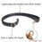 Beaulegan Purse Strap Replacement - Microfiber Leather - 59 Inch Long Adjustable for Crossbody Shoulder Bag - 0.5 Inch Wide, Black / Gold