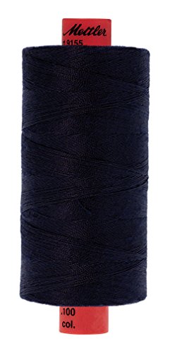 Mettler Metrosene Old Number 1155-0792 Poly Thread, 1000m/1094 yd, Dark Blue