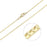 Wholesale 6PCS 14K Real Gold Plated Brass Box Chain Necklace Bulk for Jewelry Making (16 inch)