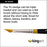 KINGART Original Gold 9900-6 Miracle Tri-Wedge Paintbrush Series, Premium Golden Taklon Multimedia Artist Brushes