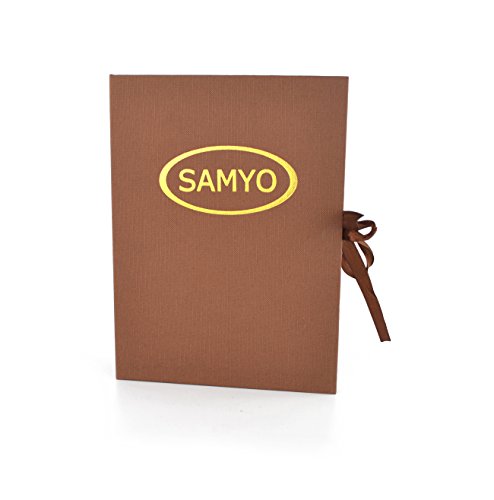 Samyo Wax Seal Stamp Kit Retro Creative Sealing Wax Stamp Maker Gift Box Set Brass Color Head with Vintage Classic Alphabet Initial Letter (A)