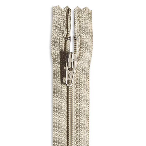 Cream Zipper Nylon Coil Zipper 7 inch Zippers for Sewing 7” DIY Zippers Supplies for Tailor Sewing Crafts