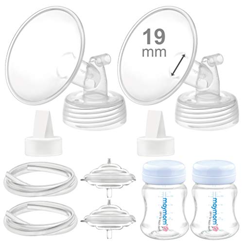 19mm Flange Maymom Pump Parts Compatible with Spectra S2 Spectra S1 Spectra 9 Plus Breastpump Not Original Spectra Pump Parts Replace Spectra S2 Accessories and Spectra S1 Plus Accessories