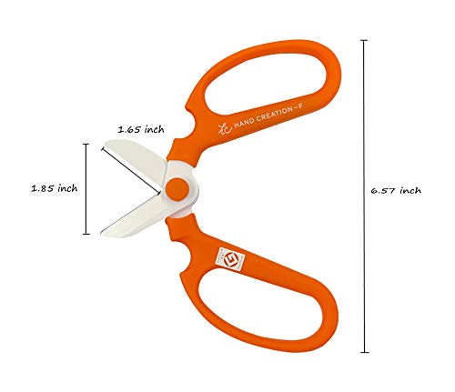 Flower Scissors Hand Creation F-170 (Orange)
