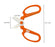 Flower Scissors Hand Creation F-170 (Orange)