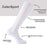 CelerSport 3 Pack Soccer Socks for Youth Kids Adult Over-The-Calf Socks with Cushion, White (3 Pack), X-Small