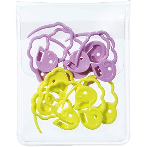 Clover Quick Locking Stitch Markers-Large Needleart, 3 Piece