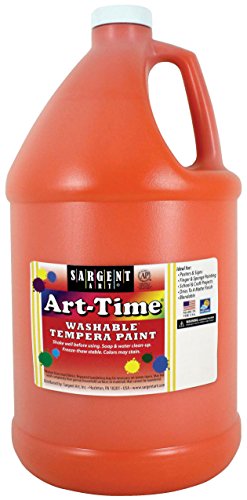 Sargent Art Art-Time Washable Tempera Paint 128 Oz Blue Color, Arts & Crafts Supplies for Home or School