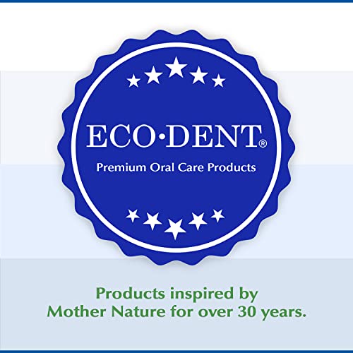 Eco-Dent Alcohol-Free Mouthwash, Mint - Ultimate Essential MouthCare, Oral Care Mouth Wash for Adults, Baking Soda Mouth Rinse with CoQ10/Herbs/Essential Oils, 8 Fl Oz