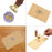Baby Series Wax Seal Stamp, Yoption Baby Footprints Brass Head Wooden Handle Sealing Stamp for Baby Shower Party Invitation