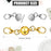 10 Pieces Locking Magnetic Jewelry Clasps Round Magnetic Lobster Clasps Locking Closures Bracelet Necklace Clasps Extender for Jewelry Bracelet Necklace Making, 0.3 Inch (Sliver and Gold)