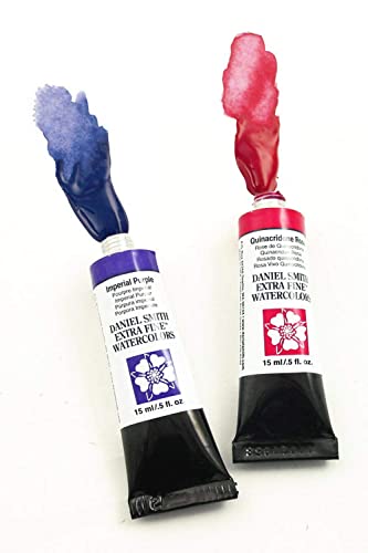 Daniel Smith 284600224 Extra Fine Watercolor 15ml Paint Tube, Anthraquinoid Scarlet, 0.5 Fl Oz (Pack of 1), 5