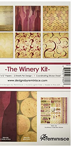 Reminisce The Winery Collection Kit Multicolor, 12" by 12"