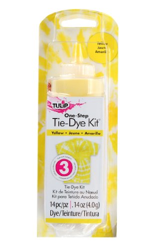 Tulip One-Step Tie-Dye Kit Tulip Fabric Dye Open Stock 21549 Fdy Opstk Yellow 3/36, As Detailed