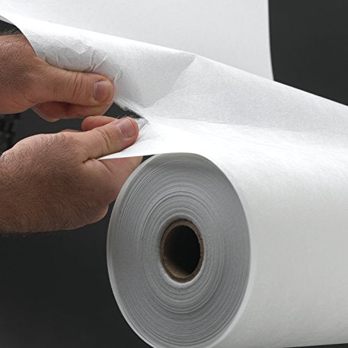 Soft Tear Away Stabilizer White 1.8 oz 15 inch x 100 Yard Roll. SuperStable Machine Embroidery Stabilizer Backing