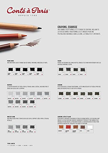 Conté à Paris 6-Count Sketching Pencils Set
