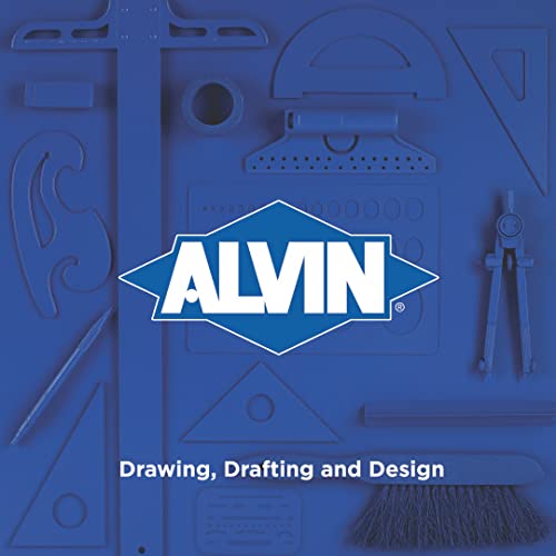 ALVIN TD333, Multi-Purpose Small Ellipse Guide Template, Drawing and Drafting Tool - 79 Ellipses