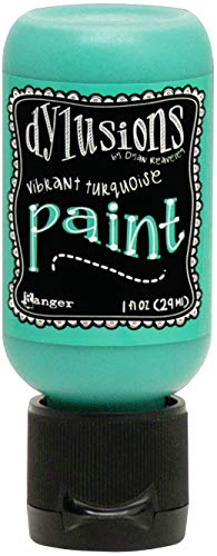 Dylusions Paint TQ, Vibrant Turquoise