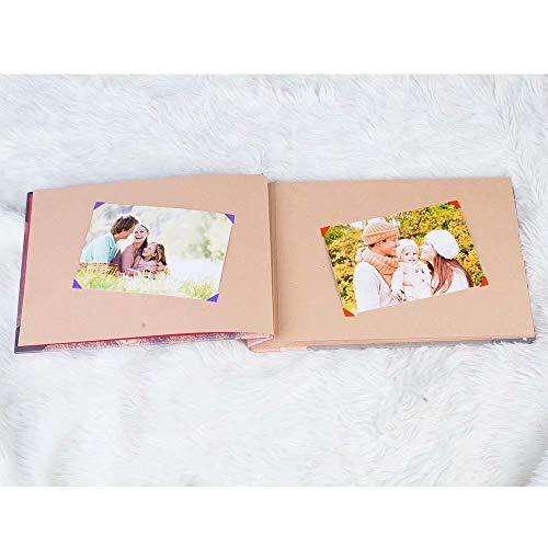 RECUTMS Our Adventure Book with Bonus Gift Box,Best DIY Scrapbook Photo Album 80 Pages,Retro Album Wedding Photo Album for Lover,Kids,Thanks Giving Gift