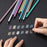 Zhehao 24 Pcs Metallic Colored Pencils Wood Drawing Pencils 12 Assorted Colors Sketching Pencil Colorful School Supplies for Art Drawing Kids Children Adult Coloring Book