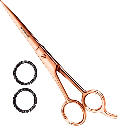 Utopia Care Hair Cutting and Hairdressing Scissors 6.5 Inch, Premium Stainless Steel shears with smooth Razor & Sharp Edge Blades, for Salons, Professional Barbers, Men & Women, Kids, Adults, & Pets