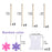 Cross Floss Stitch Thread, Embroidery Cross Floss, Embroidery Thread Floss Set Including Plastic Floss Bobbins, Needle Threader, Hand Sewing Needle for Embroidery