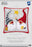 Vervaco Cross Stitch Christmas Embroidery Kits Pillow Front for Self-Embroidery with Embroidery Pattern on 100% Cotton, 15,75 x 15,75 Inches - 40 x 40 cm, Christmas Gnome Star