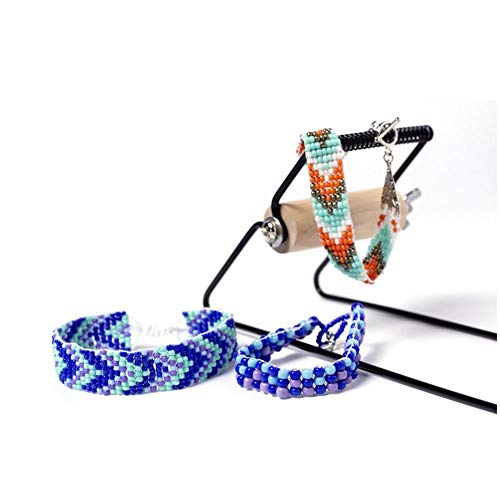 Traditional Bead Loom kit, Weaving Beading Set for Jewelry Bracelets DIY Handmade Knitting Machine, Jewelry Making Bead Looms